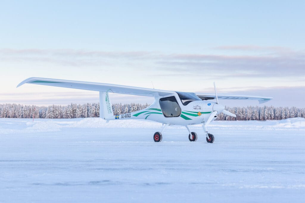 5000 starter och landningar med elflygplan på Skellefteå Airport